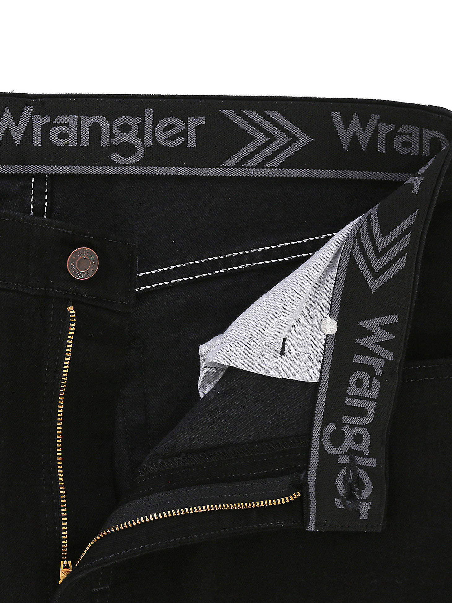 Wrangler® Five Star Premium Performance Series Regular Fit Jean in Black alternative view 4