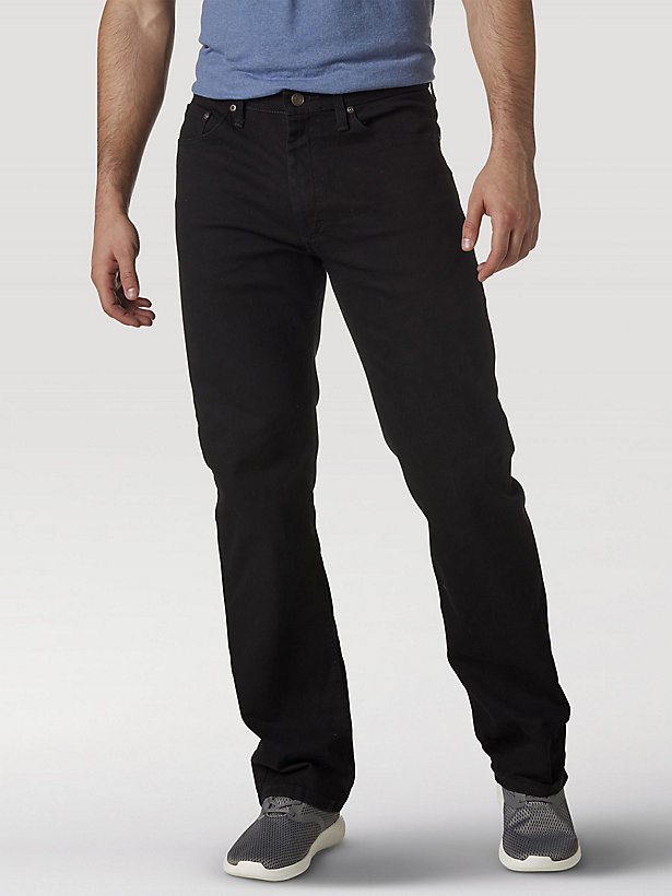 Wrangler® Five Star Premium Performance Series Regular Fit Jean in Black