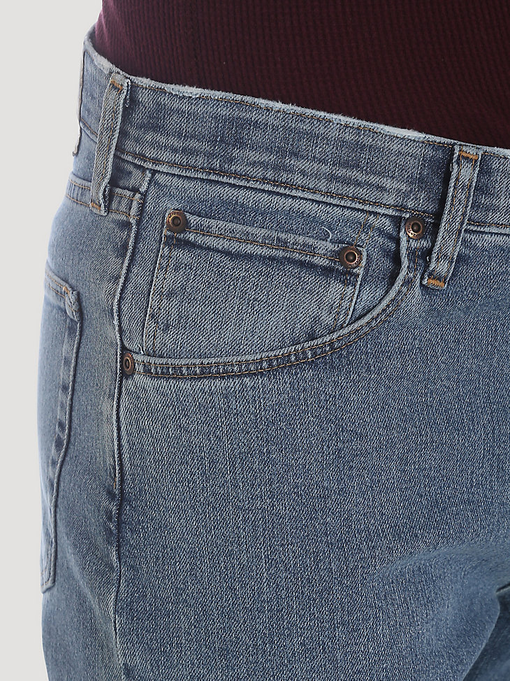 Wrangler® Five Star Premium Performance Series Regular Fit Jean in Light Wash alternative view 4