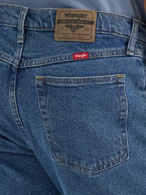 Wrangler® Five Star Premium Denim Flex For Comfort Regular Fit Jean in Dusk Blue