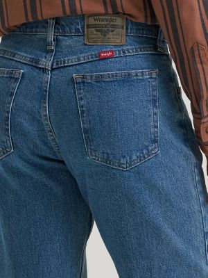 Wrangler&reg; Five Star Premium Denim Comfort Stretch Regular Fit Jean in Dusk Blue