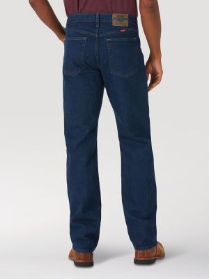 Wrangler&reg; Five Star Premium Denim Comfort Stretch Regular Fit Jean in Dark Indigo alternative view