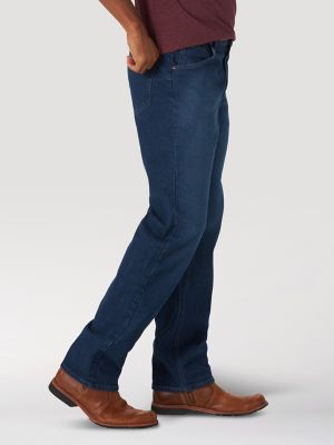 Wrangler&reg; Five Star Premium Denim Comfort Stretch Regular Fit Jean in Dark Indigo alternative view 2