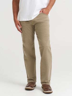 Wrangler® Five Star Premium Denim Flex For Comfort Regular Fit Jean in Khaki