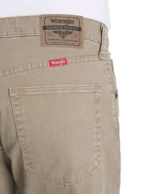 Wrangler&reg; Five Star Premium Denim Comfort Stretch Regular Fit Jean in Khaki