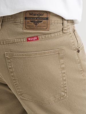 Wrangler&reg; Five Star Premium Denim Comfort Stretch Regular Fit Jean in Khaki