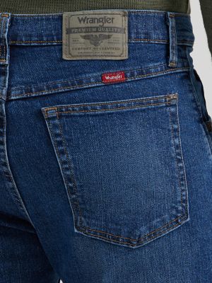 Wrangler® Five Star Premium Denim Flex For Comfort Regular Fit Jean in Dark Stonewash