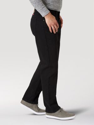 Wrangler® Five Star Premium Denim Relaxed Fit Jean in Coal Black