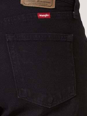 Wrangler® Five Star Premium Denim Relaxed Fit Jean in Coal Black