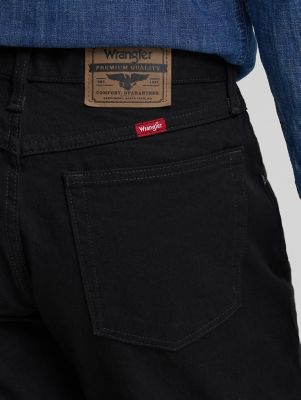 Wrangler&reg; Five Star Premium Denim Relaxed Fit Jean in Coal Black alternative view 5