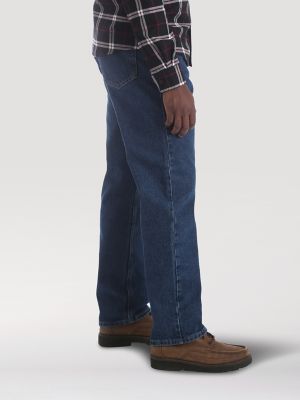 Wrangler® Five Star Premium Denim Relaxed Fit Jean in Dark Rinse