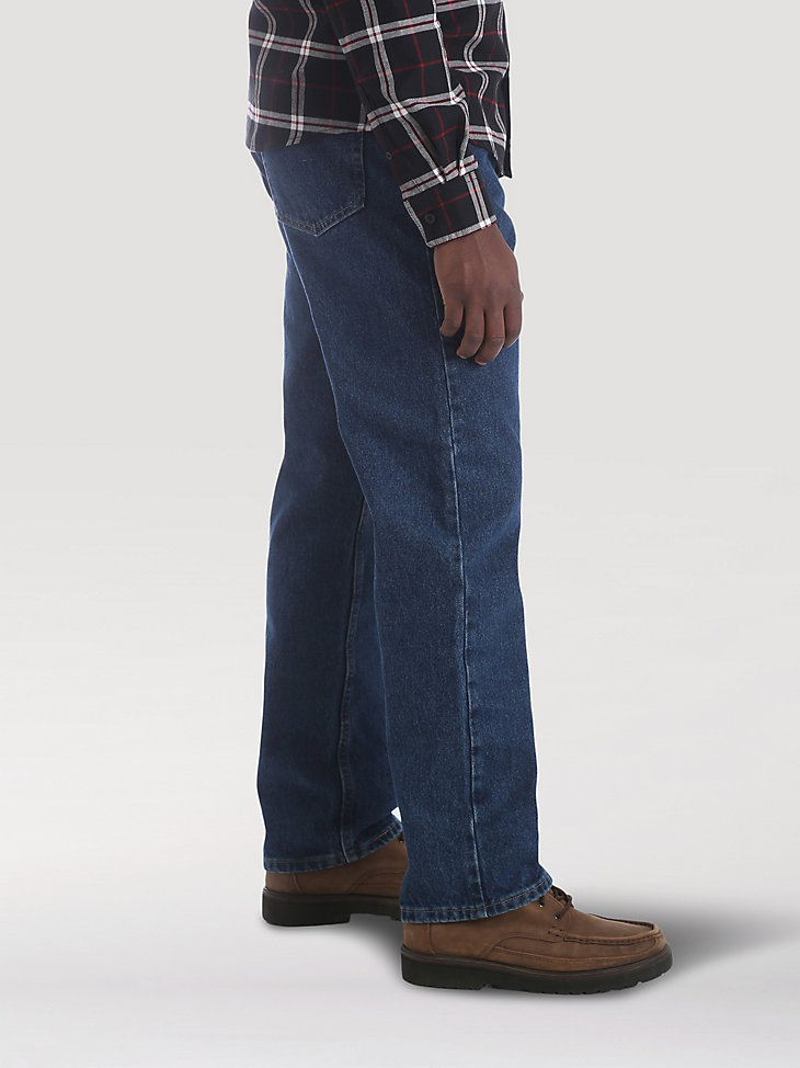 Wrangler® Five Star Premium Denim Relaxed Fit Jean in Dark Rinse alternative view 2