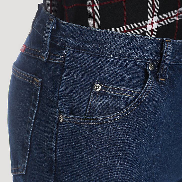 Wrangler® Five Star Premium Denim Relaxed Fit Jean in Dark Rinse alternative view 4