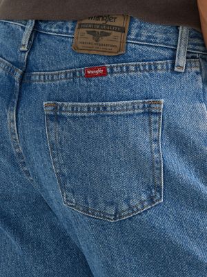 Wrangler® Five Star Premium Denim Relaxed Fit Jean in Stone Bleach