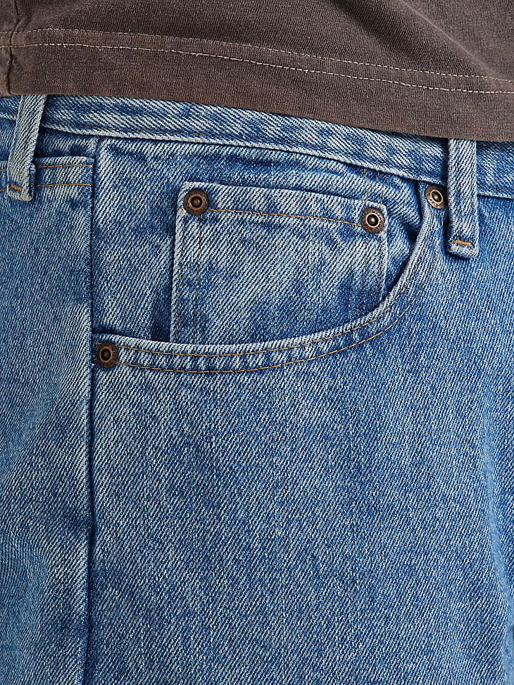 Wrangler® Five Star Premium Denim Relaxed Fit Jean in Stone Bleach alternative view 4