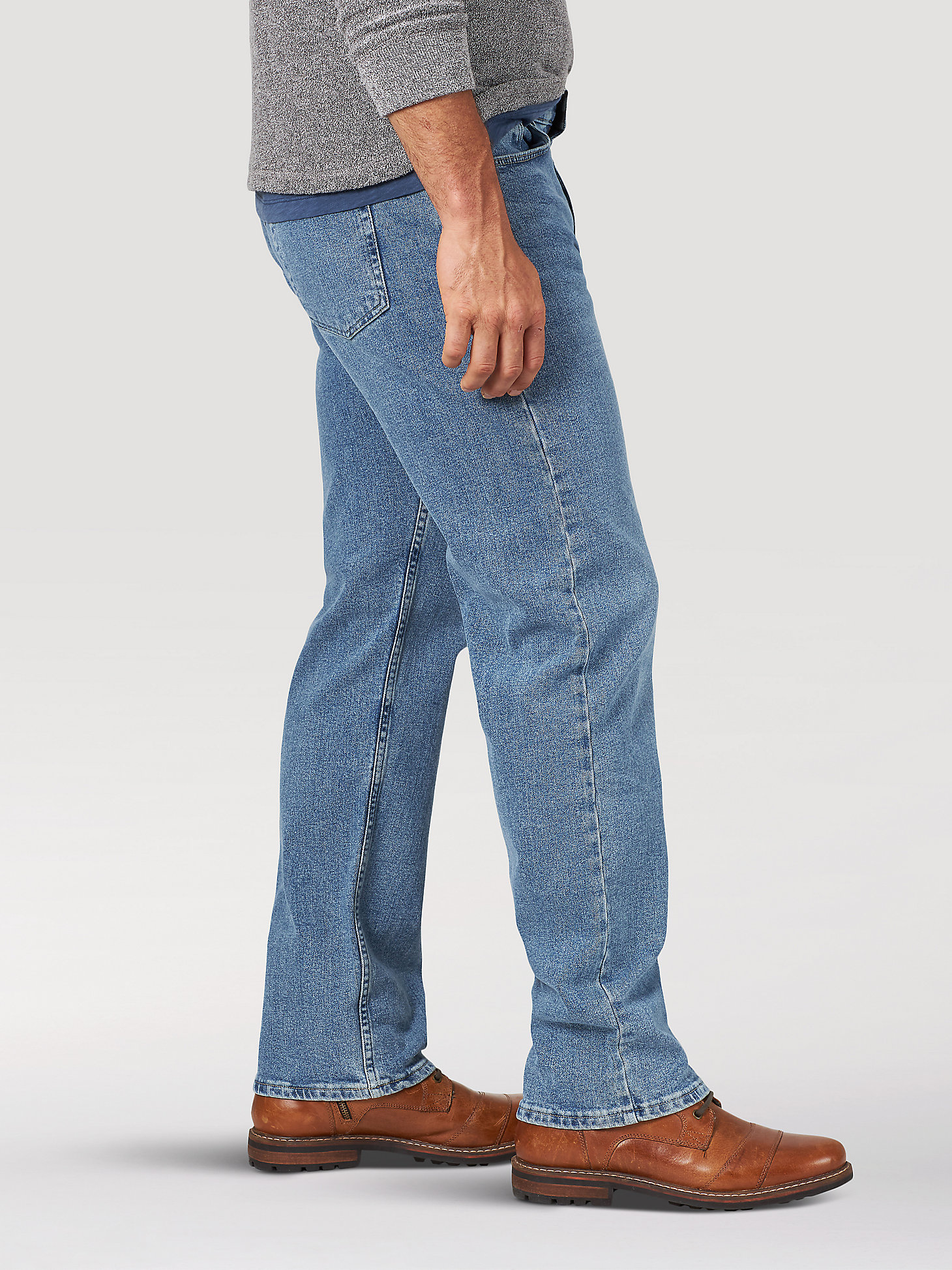 Wrangler® Men's Five Star Premium Performance Series Relaxed Fit Jean in Boulder alternative view 2