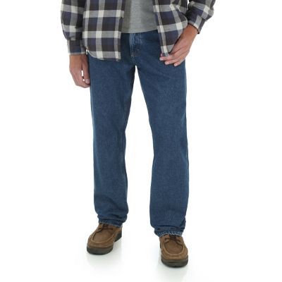 wrangler flannel lined carpenter jeans
