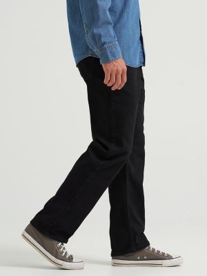 Wrangler&reg; Five Star Premium Denim Comfort Stretch Relaxed Fit Jean in Coal Black alternative view 3