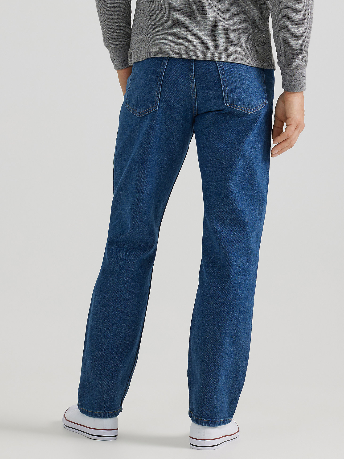 Wrangler® Five Star Premium Denim Flex for Comfort Relaxed Fit Jean in Stone alternative view 1