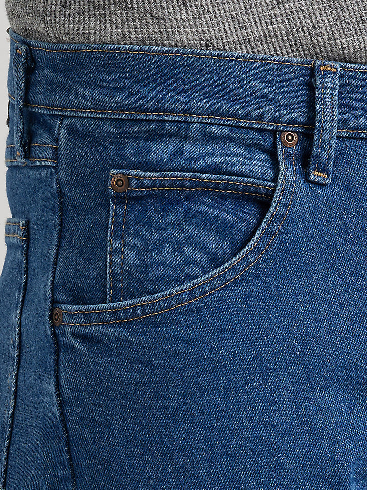 Wrangler® Five Star Premium Denim Flex for Comfort Relaxed Fit Jean in Stone alternative view 4