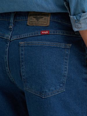 Wrangler® Five Star Premium Denim Flex for Comfort Relaxed Fit Jean in Stone