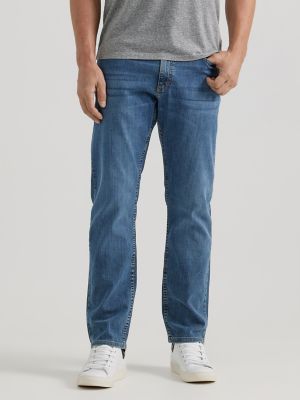 Wrangler® Five Star Premium Denim Relaxed Fit Jean in Stone Bleach