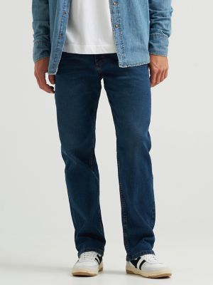 Wrangler® Five Star Premium Denim Flex for Comfort Relaxed Fit Jean in Dark Denim