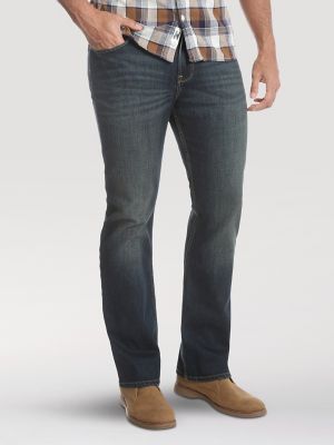 Wrangler Men's Relaxed Fit Boot Cut Jean, Godwin at  Men's Clothing  store