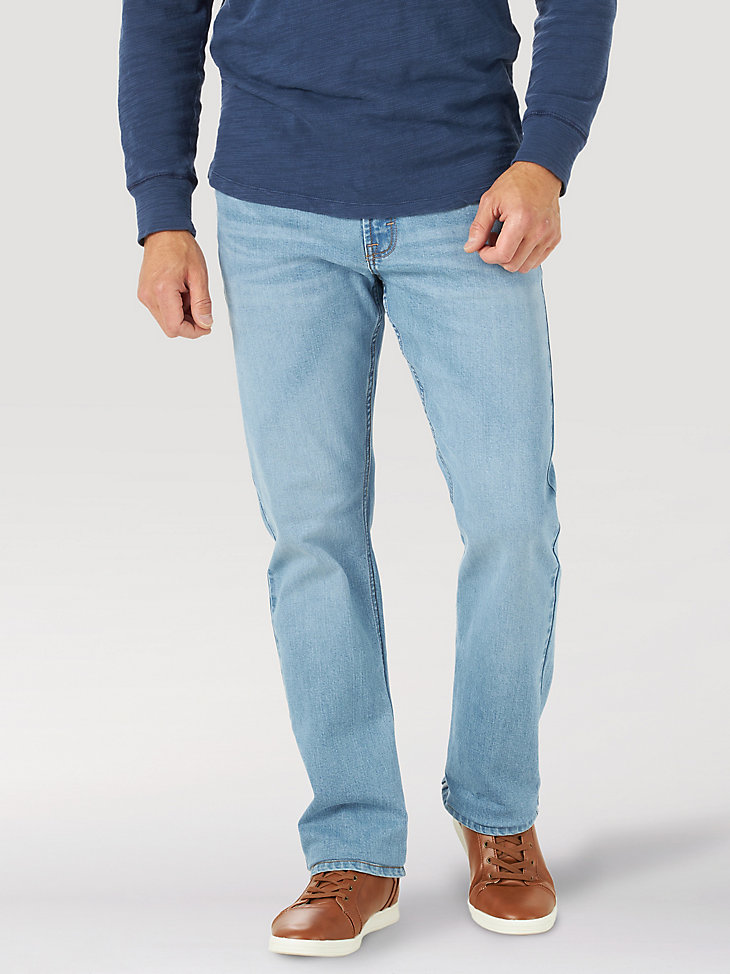 Mens Clothing Jeans Relaxed and loose-fit jeans Wrangler Denim Pants in Blue for Men 