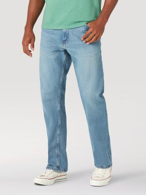 mens wrangler relaxed boot flex jeans