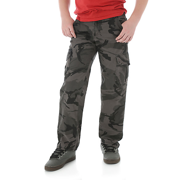 Boy's Wrangler® Relaxed Cargo Pant (Husky) | Boys Jeans and Pants by ...