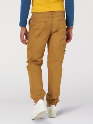 Boy's Wrangler&reg; Free To Stretch Gamer Cargo Pant (Husky) in Medal Bronze alternative view