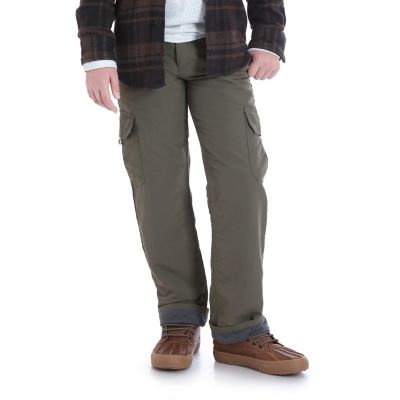 wrangler men's relaxed fit straight cargo pants