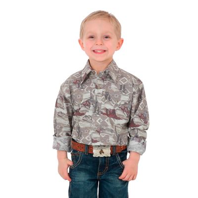 boys wrangler shirts