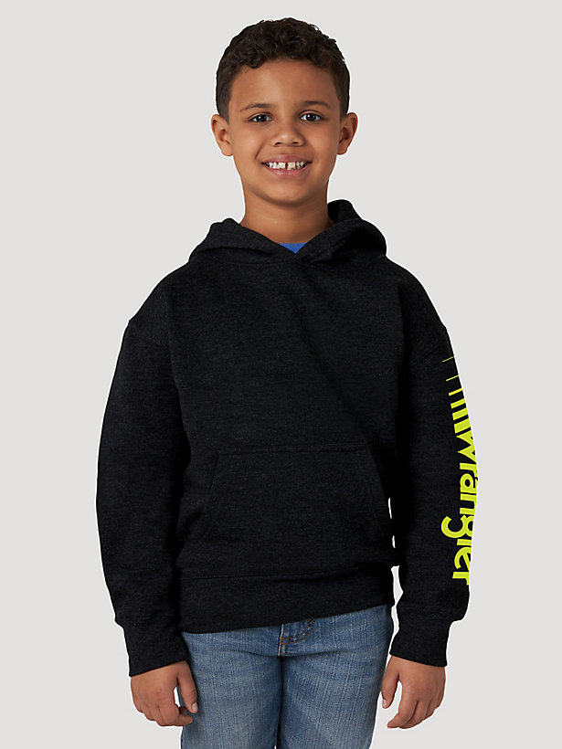 Boy's Wrangler® Kabel Logo Graphic Hoodie