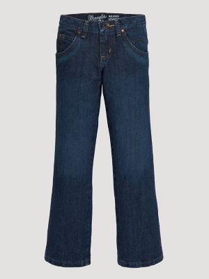 Girl's Wrangler Pull On Flare Jean in Tori