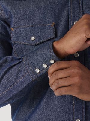 Wrangler denim store work shirts