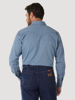 Wrangler fr pearl snap on sale shirts