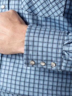 Knox FR Shirt Tan With Pearl Snap Buttons