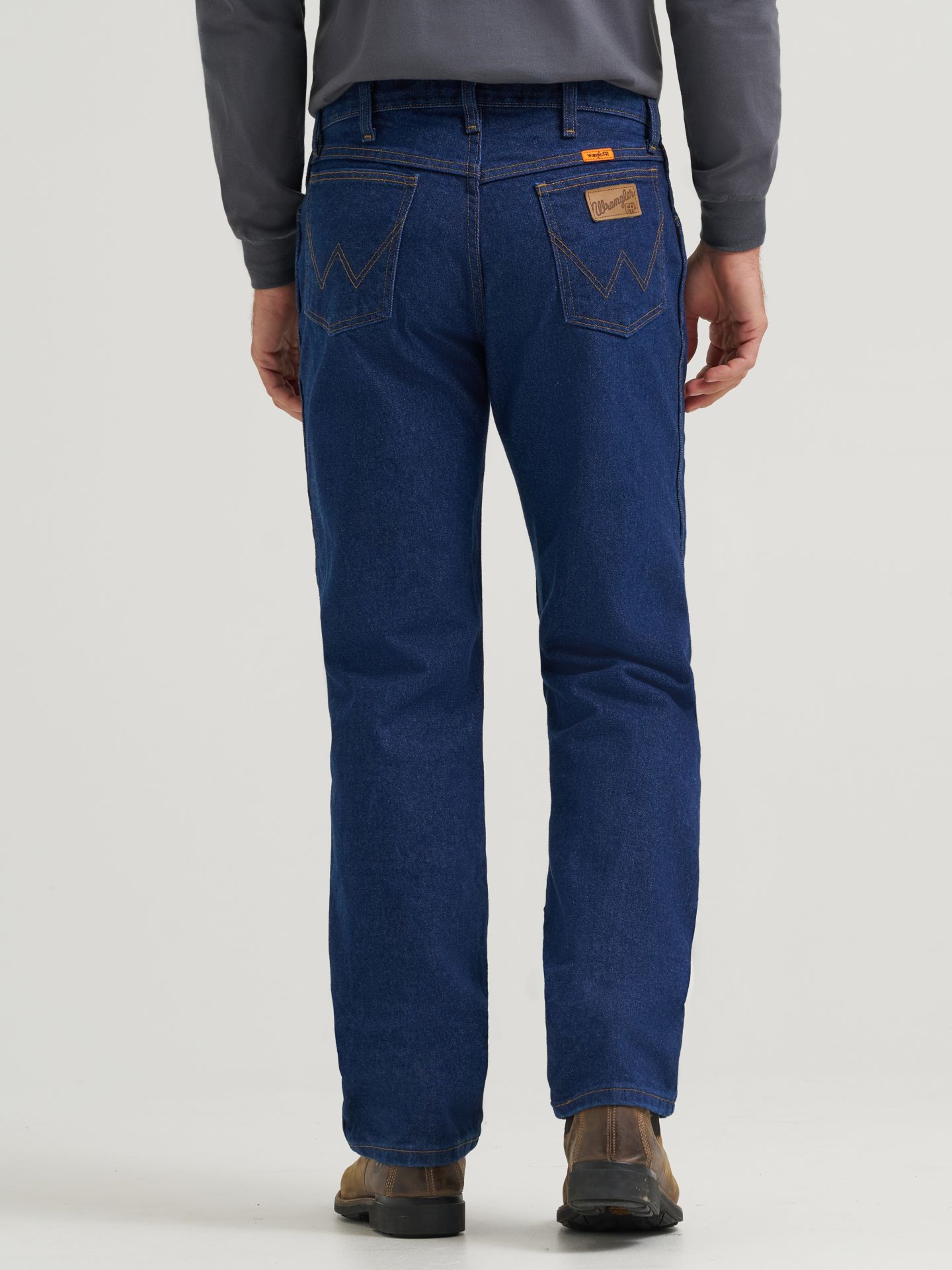 Мужские джинсы Wrangler FR Flame-Resistant Original Fit, цвет: Prewash — фото 2