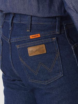 Wrangler Jean FR resistente al fuego de ajuste original para hombre,  Stonewash