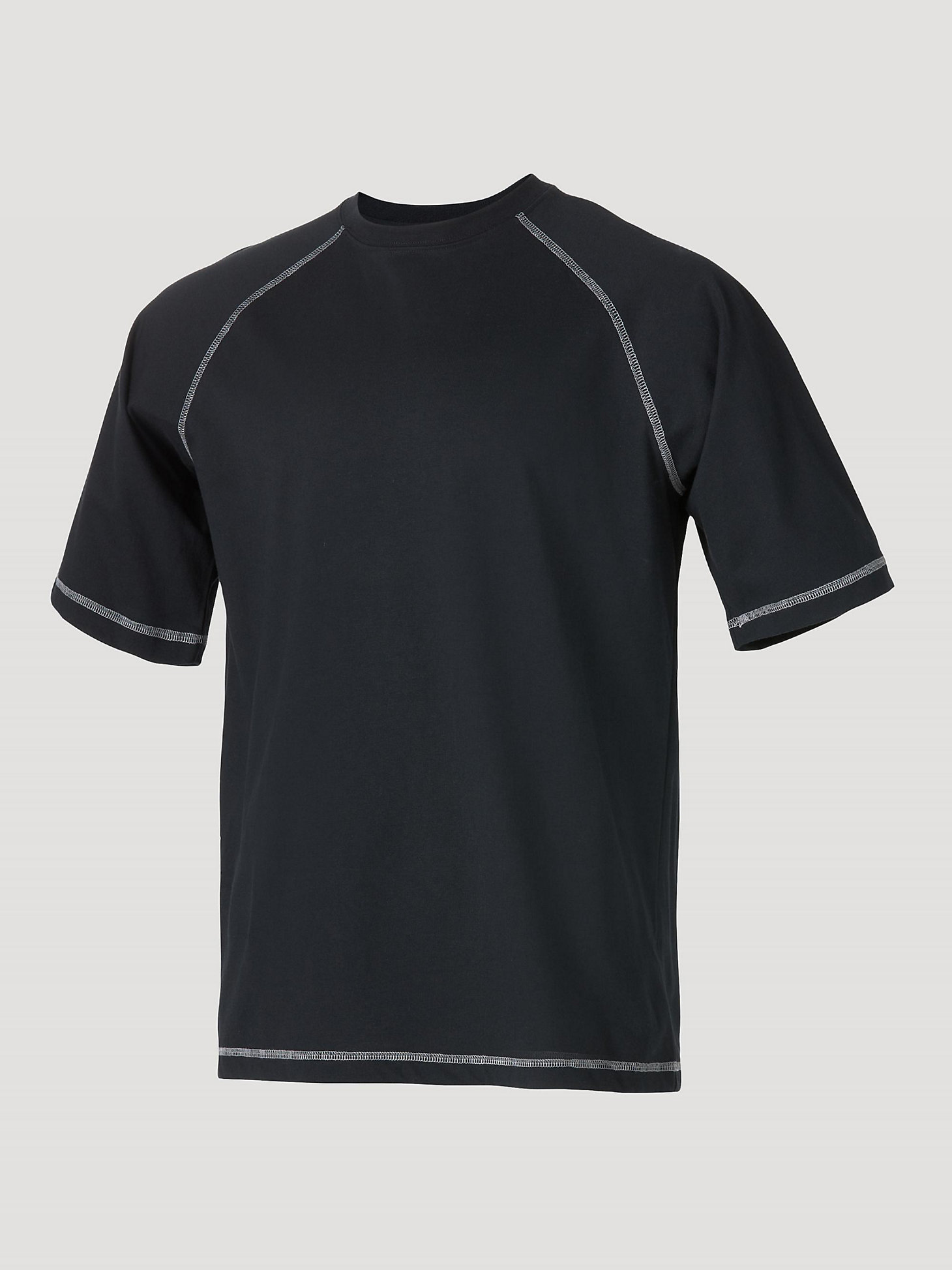 Wrangler® FR Flame Resistant Short Sleeve Base Layer T-Shirt in Black alternative view 4