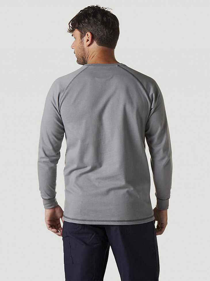 Wrangler® FR Flame Resistant Long Sleeve Base Layer T-Shirt in Silver alternative view