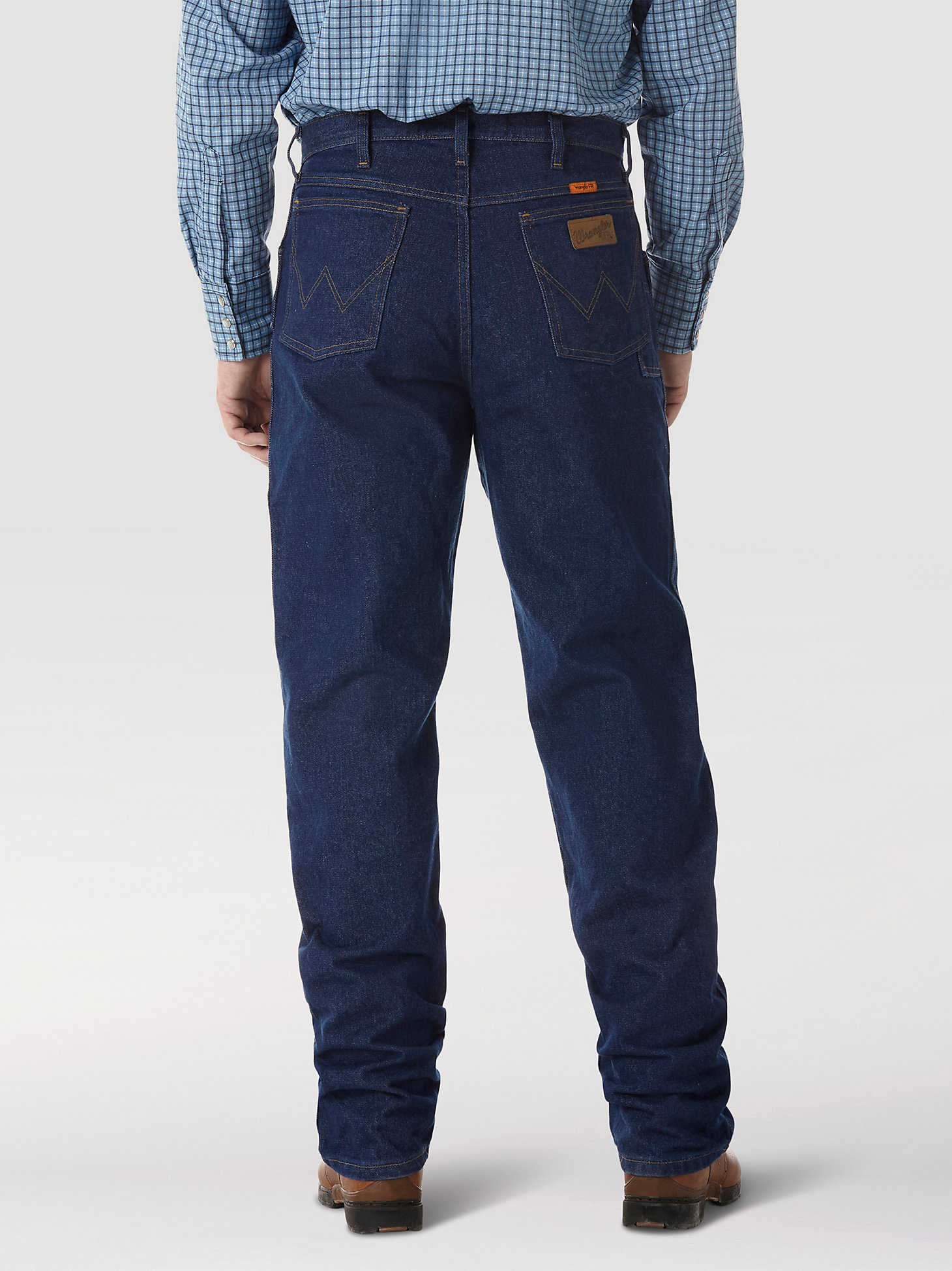 Wrangler® FR Flame Resistant Relaxed Fit Jean in PREWASH alternative view 2