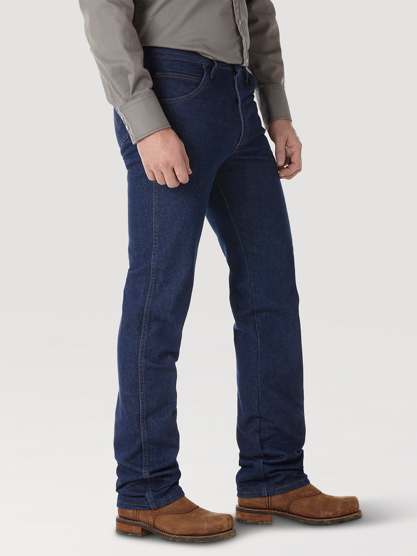 Wrangler® FR Flame Resistant Slim Fit Jean in Prewash alternative view 1