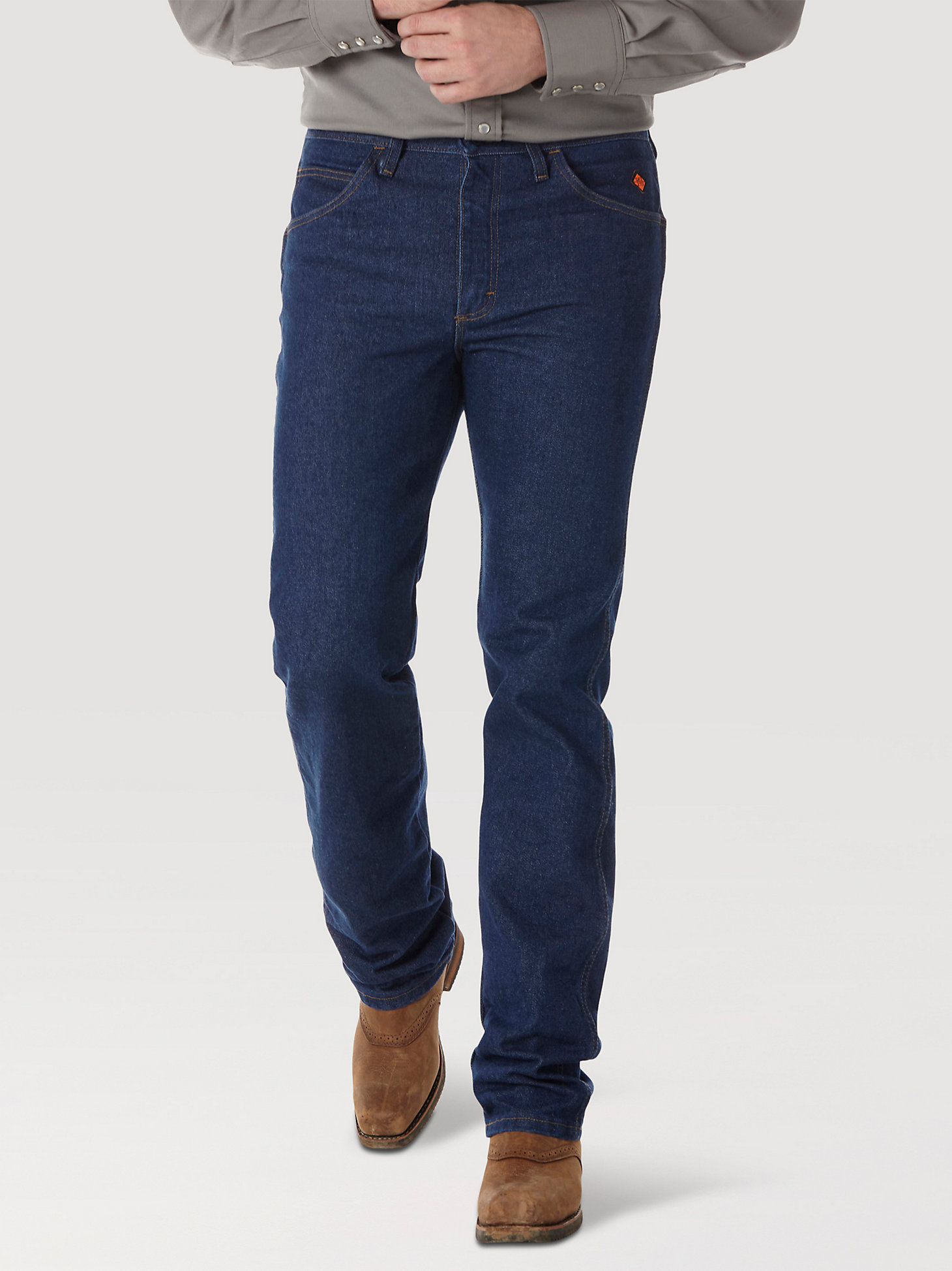 Wrangler® FR Flame Resistant Slim Fit Jean in Prewash main view