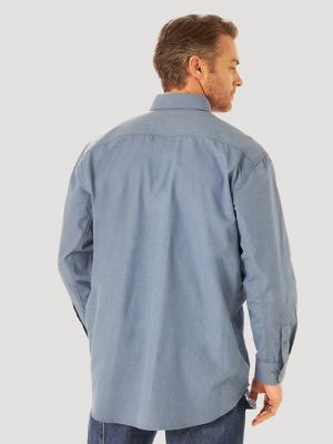 Wrangler® RIGGS Workwear® FR Flame Resistant Flap Pocket Solid Work Shirt