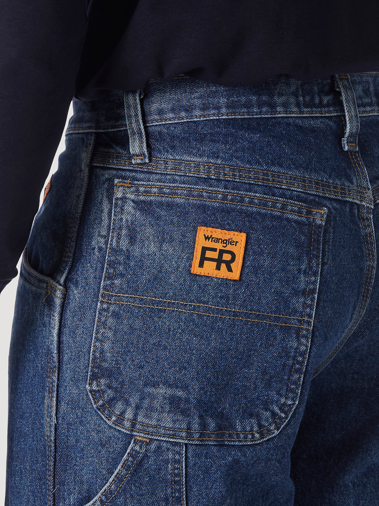 Wrangler® RIGGS Workwear® FR Flame Resistant Carpenter Jean in FIRE RESISTANT alternative view 2