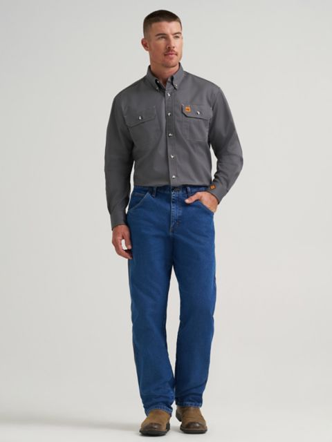 Мужские джинсы Wrangler FR Flame-Resistant Denim Carpenter Jean
