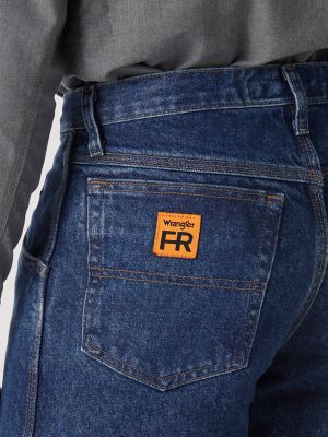 Wrangler Men's Flame Resistant Relaxed Fit Jeans